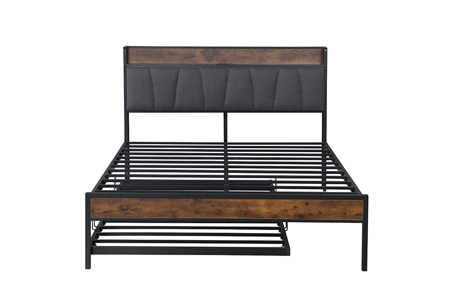 4550-1U Fráma Leaba Bunk Miotal Tionscail-Stíl