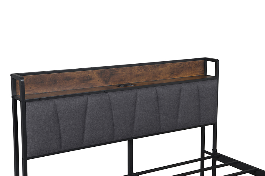 4550-1U Fráma Leaba Bunk Miotal Tionscail-Stíl