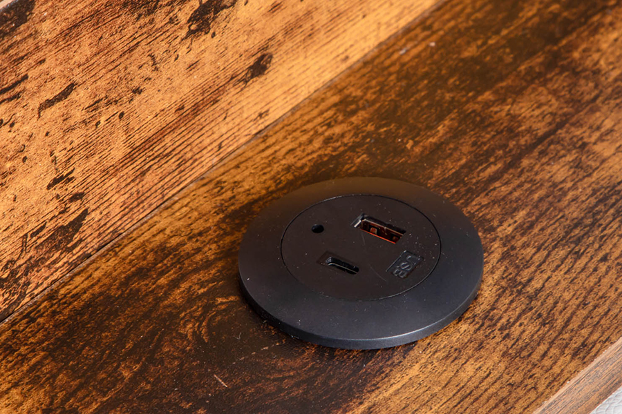 Fráma Leaba Ceannchláir Comhtháite Comhtháite A002-1-3DU USB