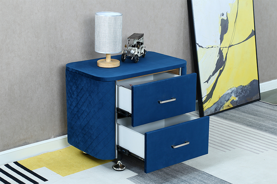 WSS954 Diamond Velvet Nightstand / Tábla Leaba