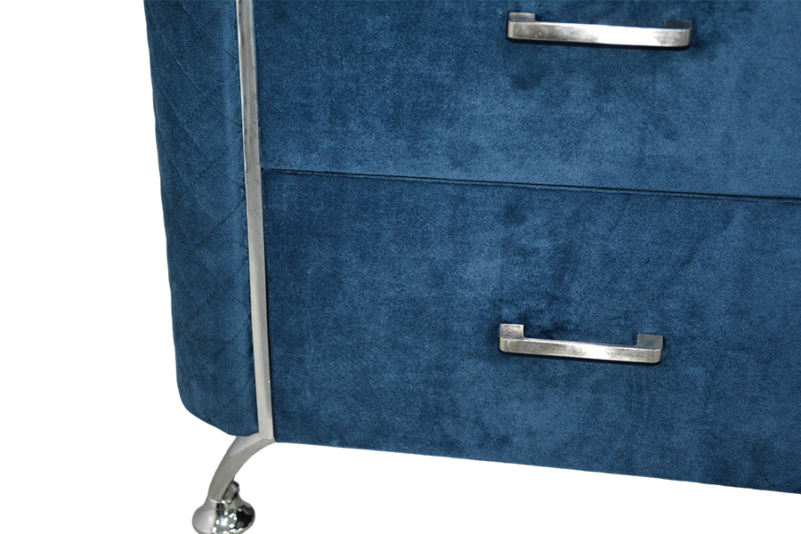 WSS954 Diamond Velvet Nightstand / Tábla Leaba