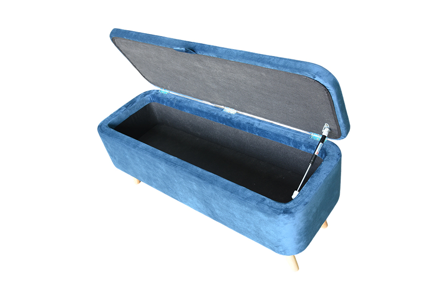 Bosca Ottoman Stórála Velvet Gorm WSS956 Upholstered