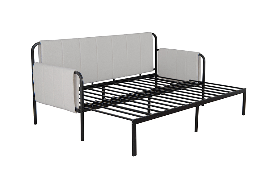 4712 Leaba tolg Fabraic Olann Trundle Lamb