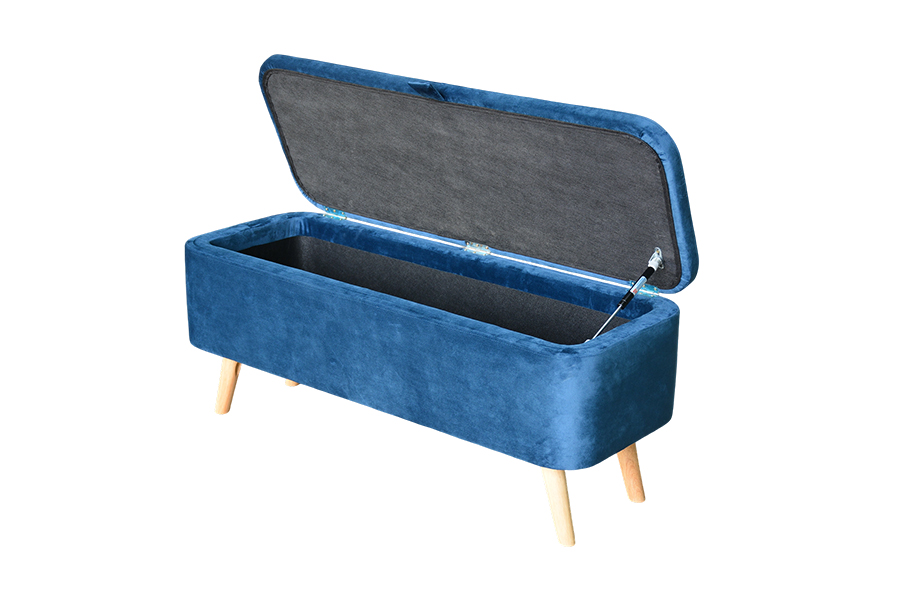 Bosca Ottoman Stórála Velvet Gorm WSS956 Upholstered