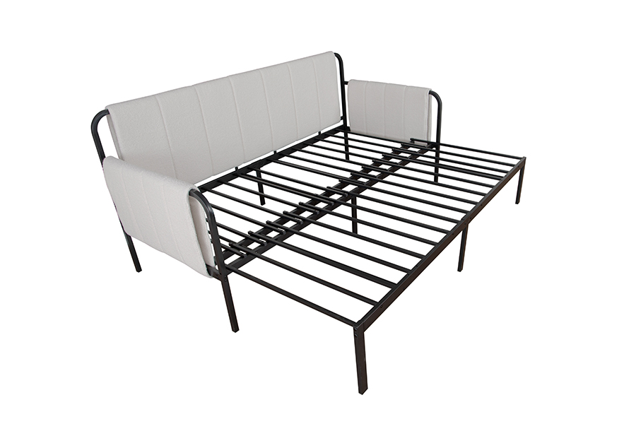 4712 Leaba tolg Fabraic Olann Trundle Lamb