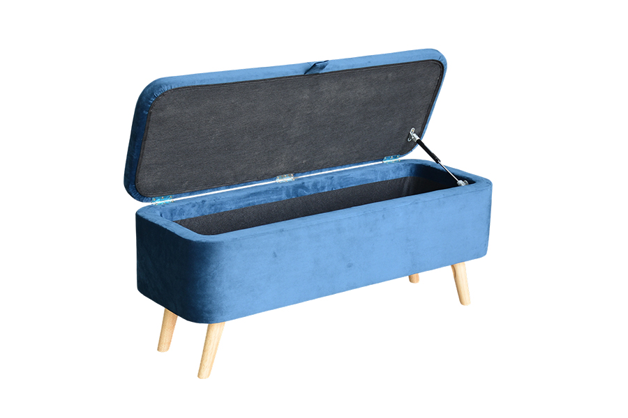 Bosca Ottoman Stórála Velvet Gorm WSS956 Upholstered