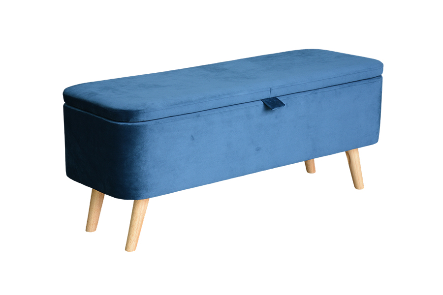 Bosca Ottoman Stórála Velvet Gorm WSS956 Upholstered