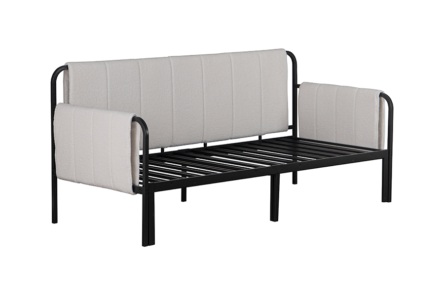 4712 Leaba tolg Fabraic Olann Trundle Lamb