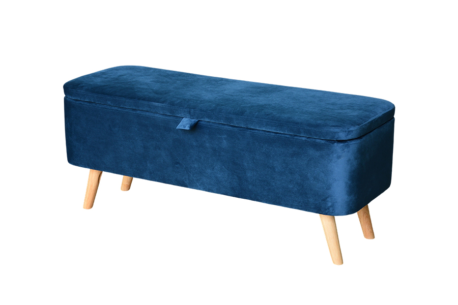 Bosca Ottoman Stórála Velvet Gorm WSS956 Upholstered