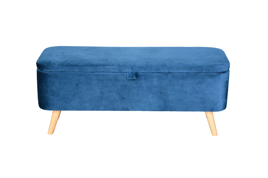 Bosca Ottoman Stórála Velvet Gorm WSS956 Upholstered