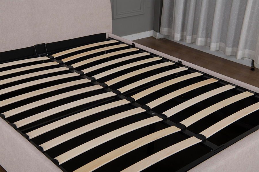 5019G Ábhair Éicea-Cháirdiúil Fráma Leaba Stórála Upholstered