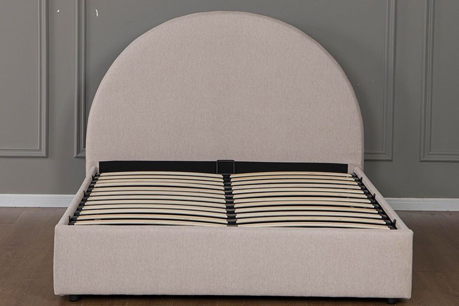 5019G Ábhair Éicea-Cháirdiúil Fráma Leaba Stórála Upholstered