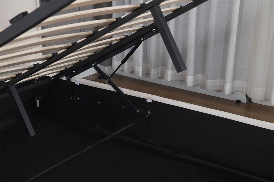 5032-1G Ceannchlár Cuartha Adhmaid Faoi stiúir Fráma Leaba Upholstered