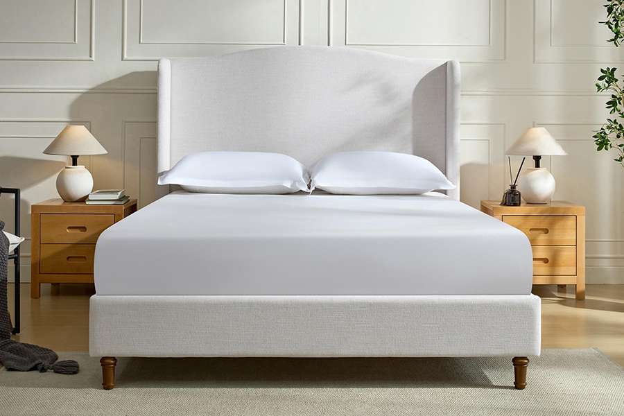 N4 Toisí leaba dhúbailte rí-mhéid Frámaí Leapacha Stórála Upholstered