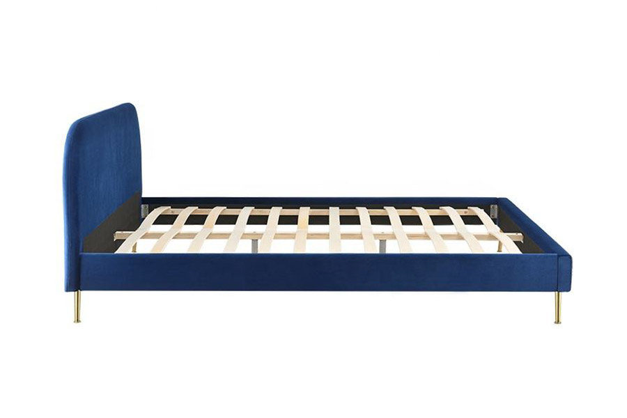 1358 Leaba Fabraic Simplí Galánta Leaba Upholstered
