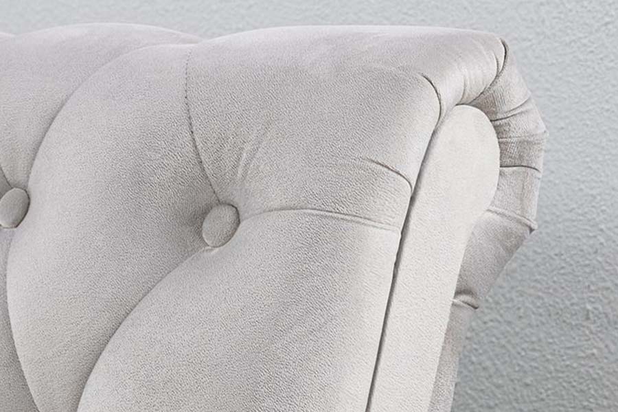 1563 Leaba Clasaiceach Sleamhnáin Leaba Upholstered