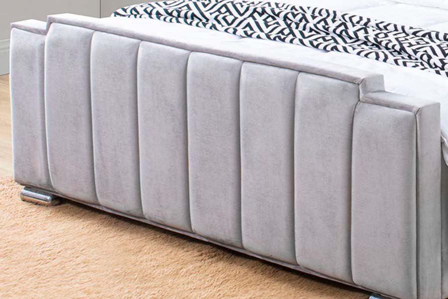 1562 Leaba Upholstered Cumhdaithe Veilbhit Cáilíochta