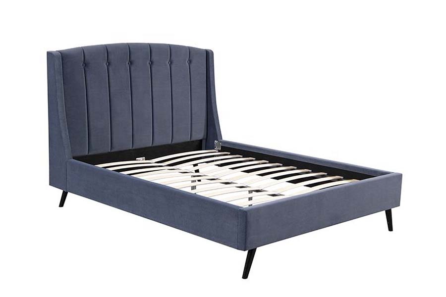 1663 Leaba Adhmaid Leaba Leaba Dhúbailte Leamháin Leaba Upholstered