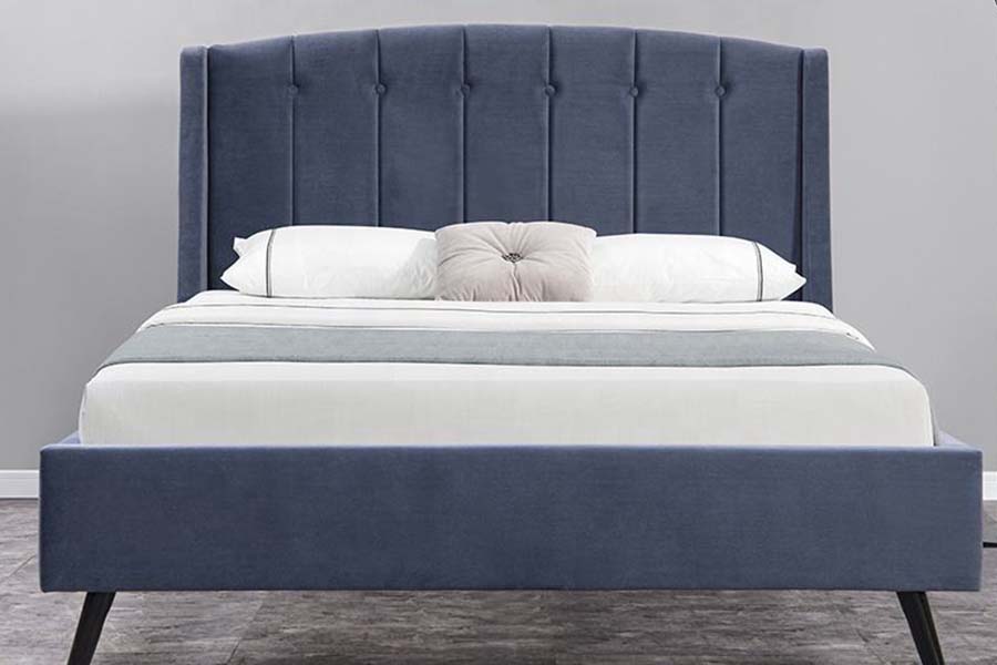 1663 Leaba Adhmaid Leaba Leaba Dhúbailte Leamháin Leaba Upholstered
