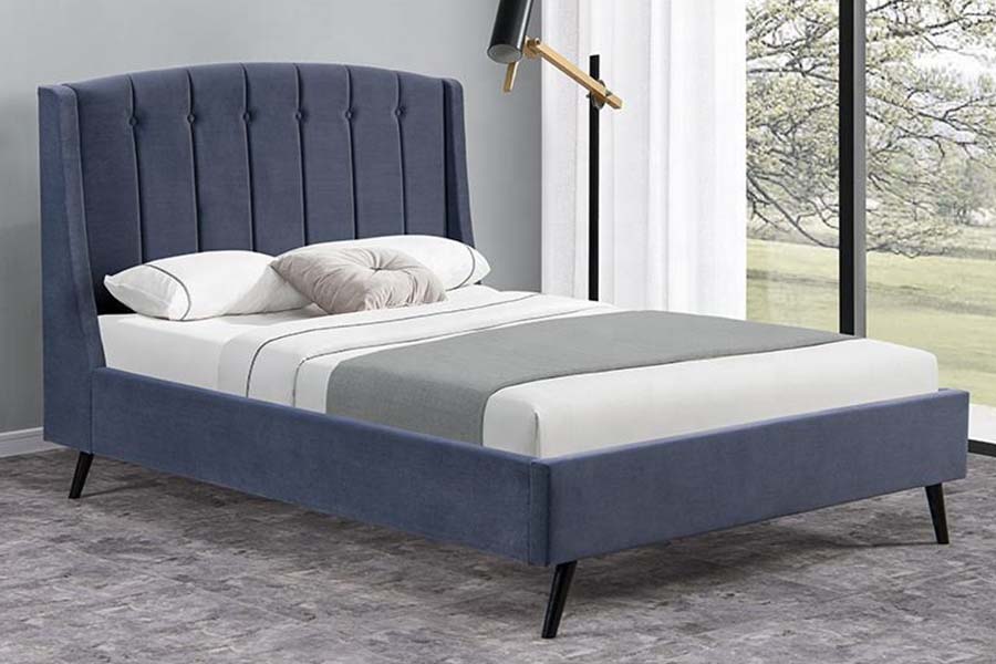 1663 Leaba Adhmaid Leaba Leaba Dhúbailte Leamháin Leaba Upholstered