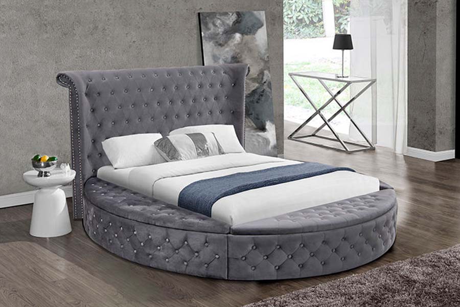 1611 Só Nua-Aimseartha Leaba Upholstered Leaba Cumhdaithe Leapacha