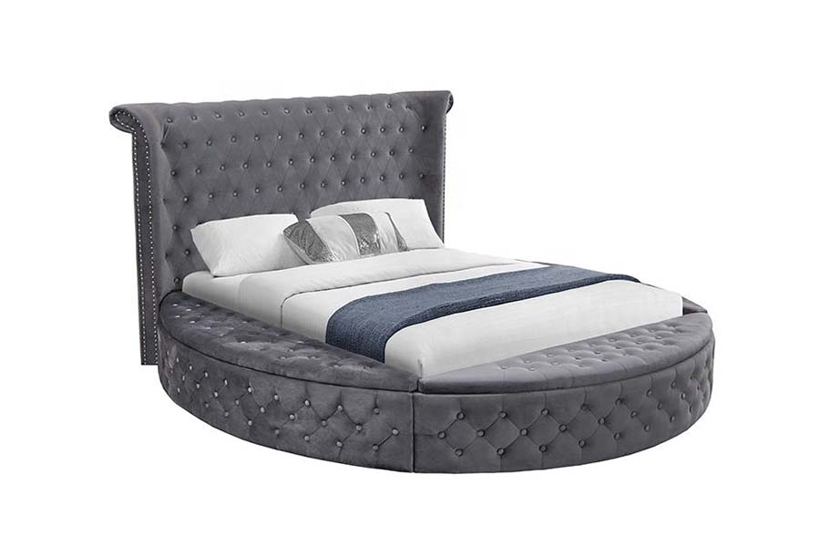 1611 Só Nua-Aimseartha Leaba Upholstered Leaba Cumhdaithe Leapacha