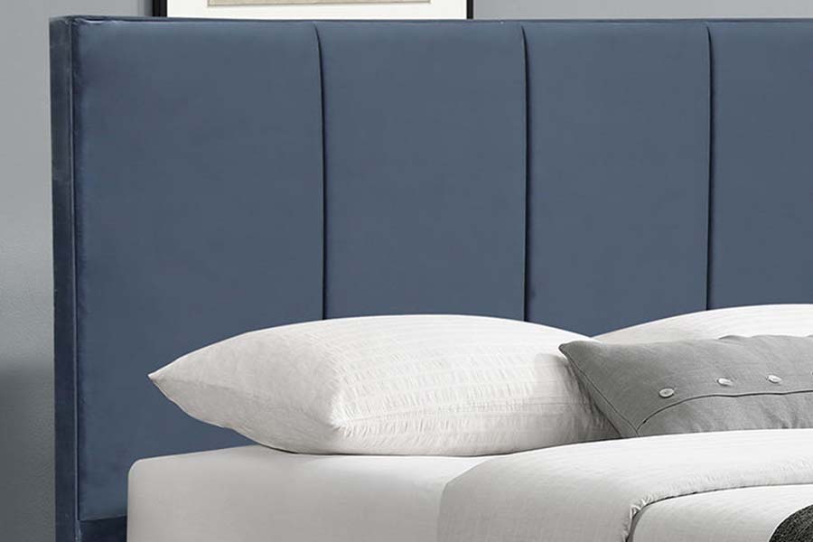 1495 Fabraic Leaba Dhúbailte Fráma Leaba Durable Leaba Upholstered