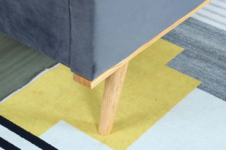 1495 Fabraic Leaba Dhúbailte Fráma Leaba Durable Leaba Upholstered