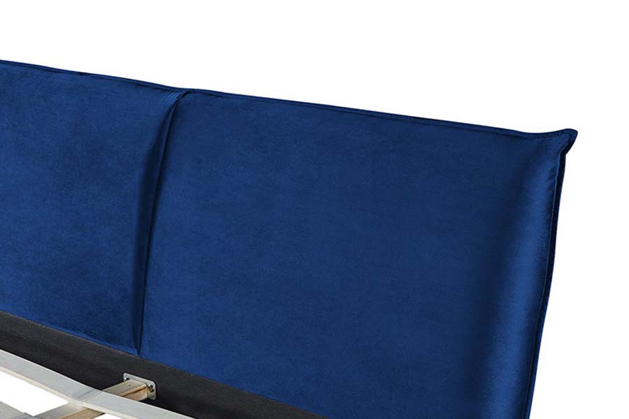 1494 Leaba Bhanríon na Cosa Adhmaid Gorm Bog Ceannchláir Leaba Upholstered