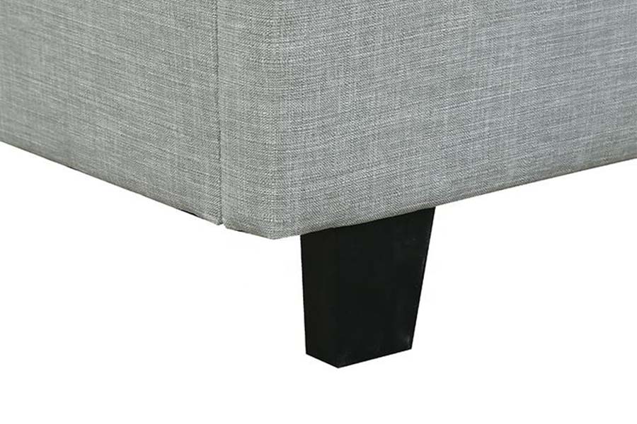 1465 Fráma Adhmaid Lánmhéid Leaba Upholstered