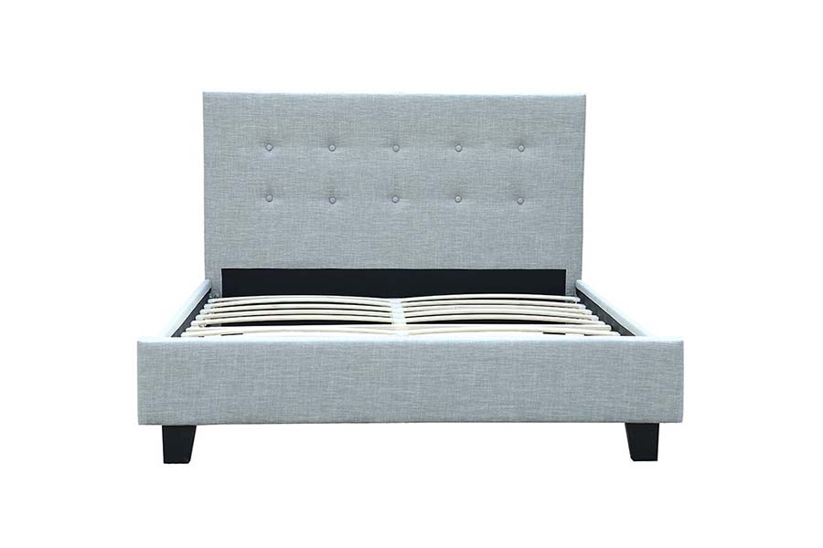 1465 Fráma Adhmaid Lánmhéid Leaba Upholstered