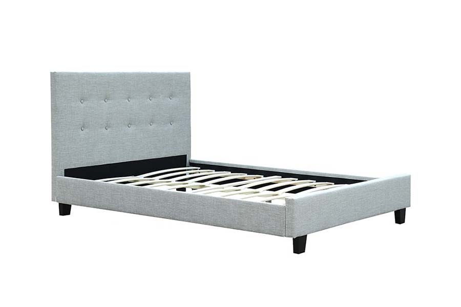 1465 Fráma Adhmaid Lánmhéid Leaba Upholstered