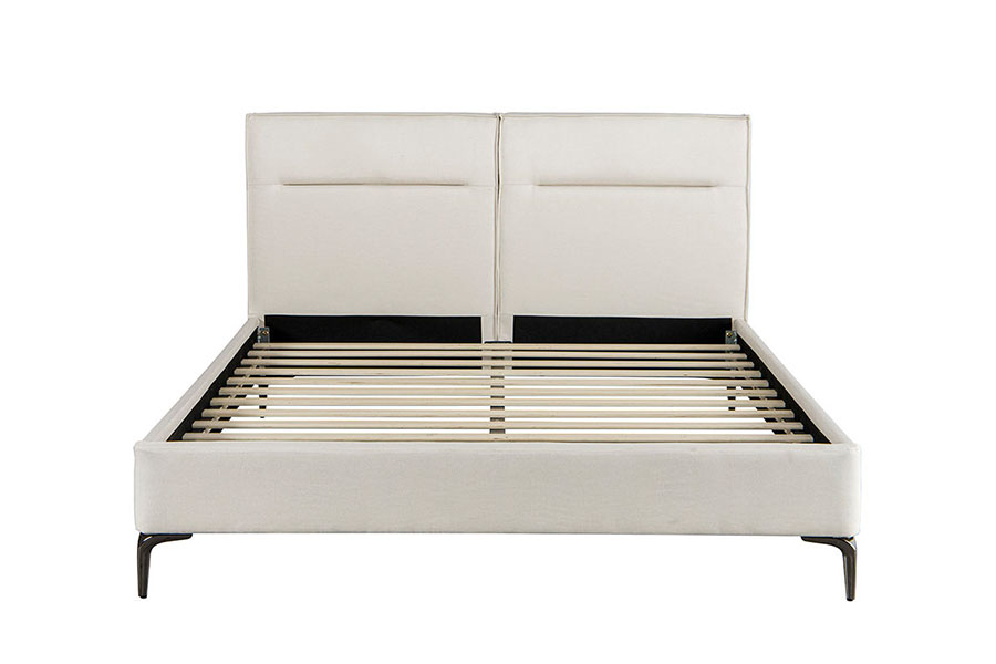 4266 Línéadaigh Zip-Chinnchlár Leaba Upholstered Beige