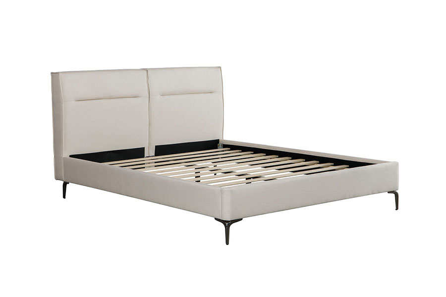 4266 Línéadaigh Zip-Chinnchlár Leaba Upholstered Beige