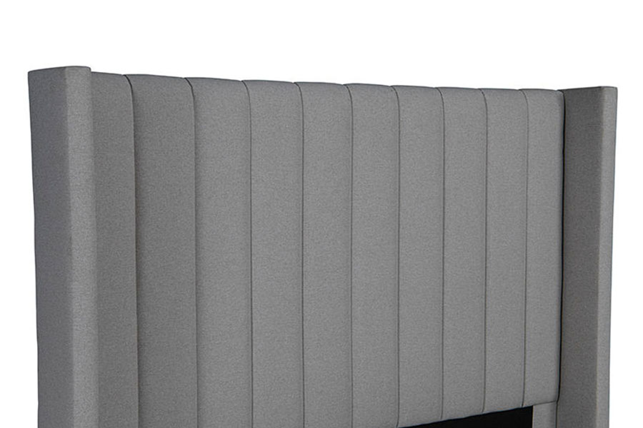 4242 Fráma Leaba Upholstered Stórála Ardaithe Fabraic Línéadaigh
