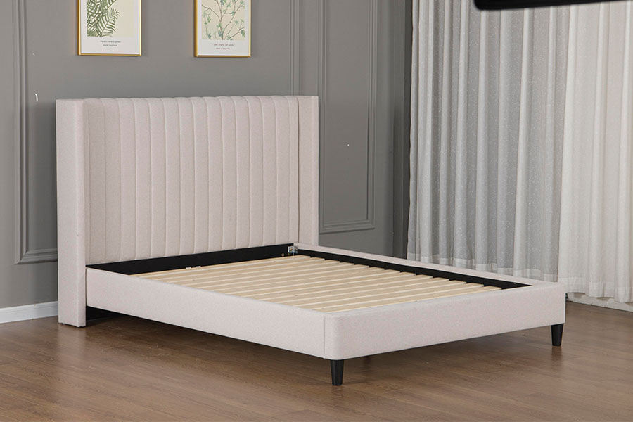 4905 Leaba Ardáin Minimalist Línéadaigh Stom