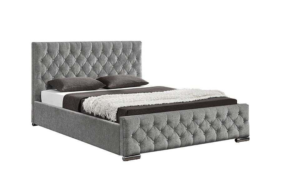 1151G Ardaitheoir Só Velvet Rí Stóráil Fráma Leaba Stománach
