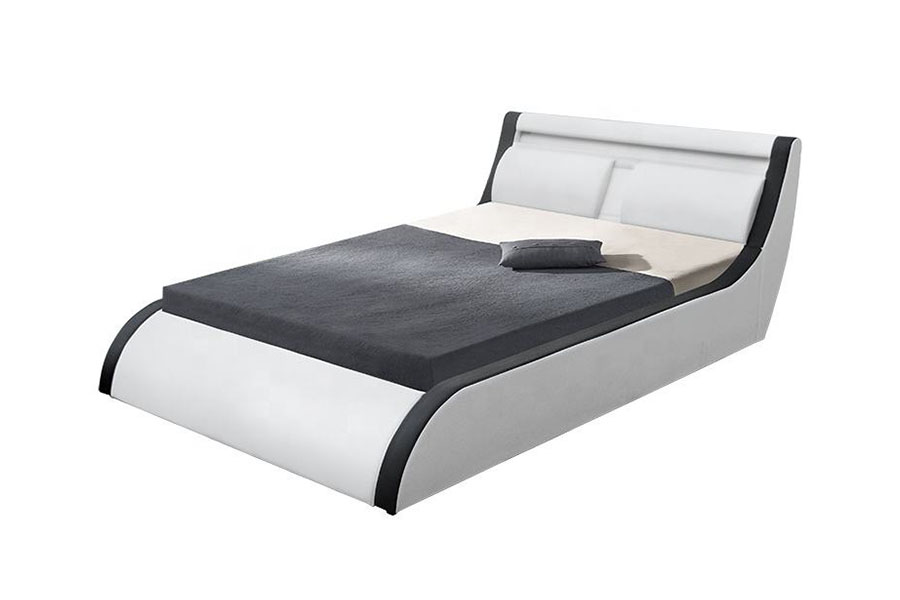 1175-1G Cushion Bog stiúir Gáis Ardaitheoir Leaba Leathar Ottoman PU