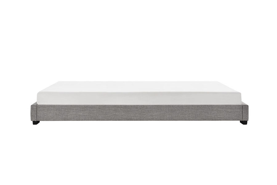1159A Leaba Upholstered Fráma Adhmaid Soladach Línéadaigh an Rí