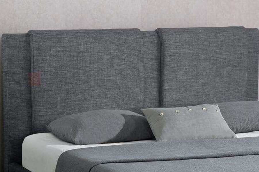 1311DG ​​Gáis-Ardaitheoir Dhá-Drawer Fabraic Stóráil Adhmaid Fráma Leaba Upholstered