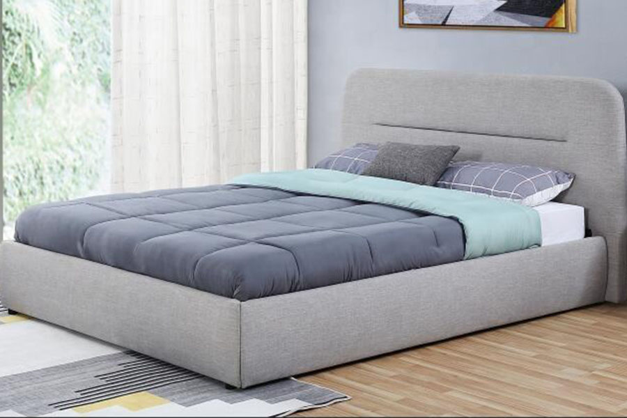 1388G Ardaitheoir Gáis Fabraic faoi stiúir Cuasach-Ravine Rí Fráma Leaba Stórála Upholstered