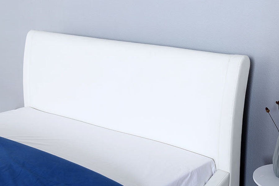 Fráma Leaba Stórála Seomraí Leapa Stórála Seomraí Leapa Cluas-Bhog 1280G Faux-Leathar Faux